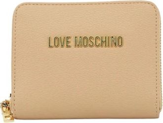 Love Moschino Portemonnees Beige - Dames - Portefeuilles - Beige - ONE Size - Leer - Accessoires