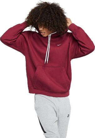 Nike Lab Solo Swoosh Hoodie Burgundy CD6393-677