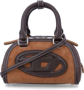 Diesel 1DR Dome Leather Synthetic Bowling Bag