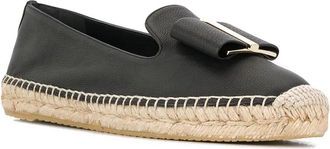 Ferragamo Sannio Leather Espadrille