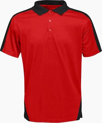 Regatta Mens Regatta Professional Mens Contrast Coolweave Polo Shirt - Red - Size: 40