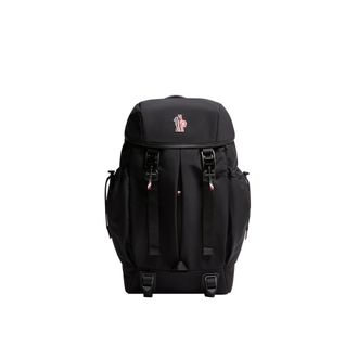 Moncler Moncler Leather-trimmed Backpack, Men, Black, Size: One Size