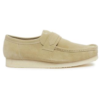 Clarks Wallabee Loafer Suede Mens loafers Shoes - Maple - Size:UK 10.5