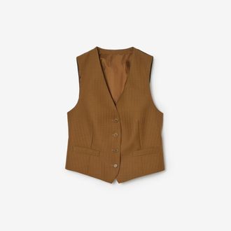 Burberry Wool Mohair Waistcoat