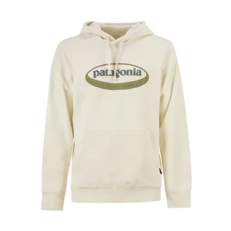 Patagonia Long Sleeve Training Tops, male, Beige, Size: 2XL 95 Oval Logo Uprisal Hoody