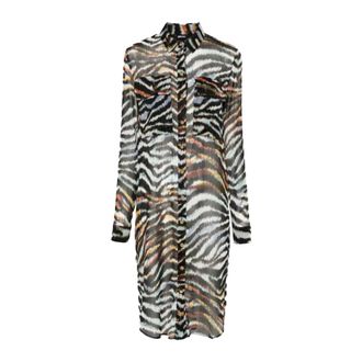 Just Cavalli Shirt Dresses, female, Multicolor, Size: XS Camicia