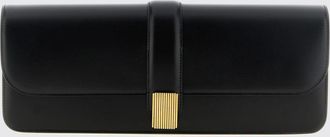 Khaite Clutch rigida Blake media in pelle con chiusura a scatto