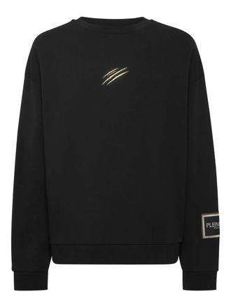 Plein Sport Label sweatshirt - Black