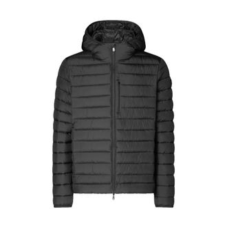 Save The Duck Jassen, Heren, Zwart, 2Xl, Zwarte Piumino Juncus Jas