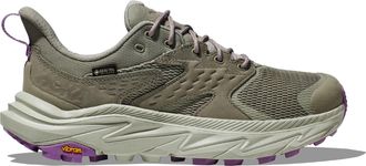 Hoka One One Womens Anacapa 2 Low Gtx Shoes In Barley / Celadon Tint