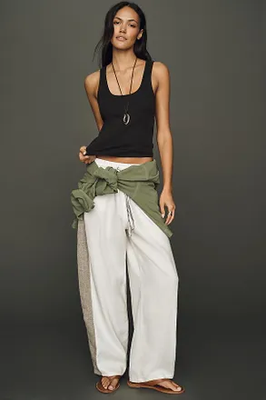 ASKK NY Cancun Slouchy Wide Leg Pants