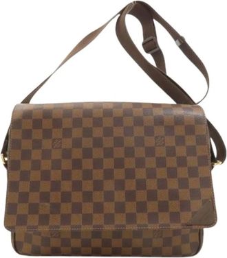 Louis Vuitton Pre-owned Cross Body Bags, female, Brown, Size: ONE SIZE Pre-owned Shelton GM Shoulder Bag
