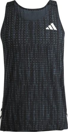 adidas Adizero Singlet Laufshirt f&uuml;r Herren | schwarz