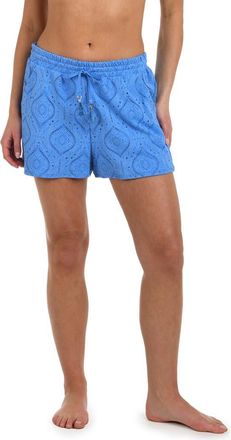 La Blanca Mantra Cover-Up Shorts in Chambray at Nordstrom, Size X-Large