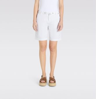 MAC Broeken Shorts MAC JOG&acute;N SHORT, Damen, Gr. 34, N-Gr, weiss (wei&szlig; denim), Web, Obermaterial: 74% Baumwolle, 24% Polyamid, 2% Elasthan, unifarben, regular fit k