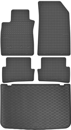 OEM Juego De Alfombrillas De Goma Para Coche Y Maletero Para Renault Clio Iv Hatchback (2013-2019)