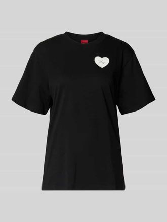 HUGO BOSS Regular Fit T-Shirt aus reiner Baumwolle Modell VINTAG TEE in Black, Größe XL