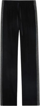 Zadig&Voltaire Pantaloni a vita alta Pomy - - Trousers - Donna - Nero - M