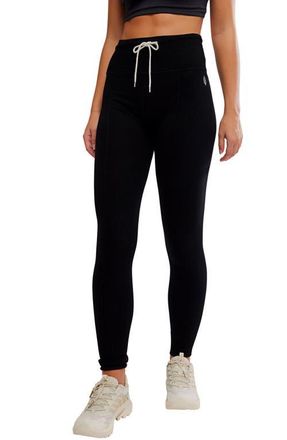 Free People FP Movement Take Flight Jogger Leggings in Black Combo at Nordstrom, Size X-Small