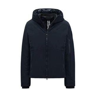 Bomboogie Blauwe Donsjas met Zijsplitten - Heren - Gewatteerde jassen - Blauw - XL - Nylon - Jassen