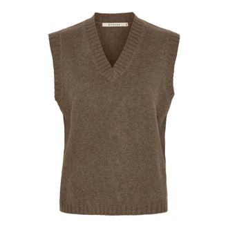 BTF-CPH Btfcph - Yak Vest - Dames - Truien - Beige - Maat: S Wol