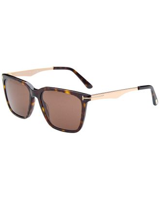 Tom Ford Mens Garrett 56Mm Sunglasses
