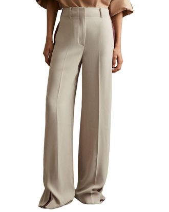 Reiss Isla Wide Leg Side Stripe Pant