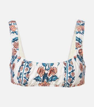 Montce Swim Top bikini Zoe con stampa floreale