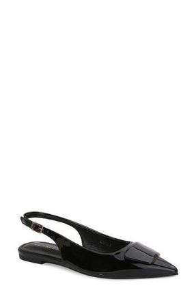 Berness Patent Slingback Strap in Black at Nordstrom Rack, Size 6.5