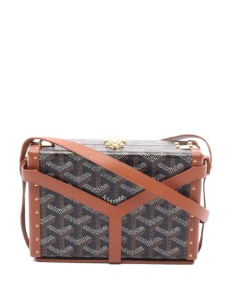 Goyard 2010s Minaudière Trunk shoulder bag - women - Canvas/Leather - One Size - Black