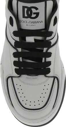 Dolce & Gabbana Low-Top Sneaker - Lace Up Sneaker - Gr. 43 (EU) - in Weiß - für Damen