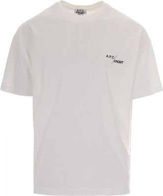 A.P.C. White Crew Neck T-Shirt