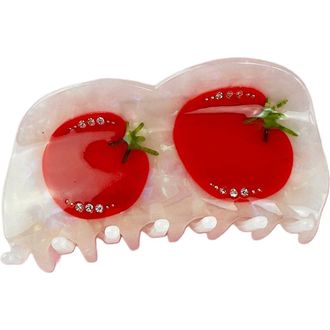 Centinelle Tomatoes Hair Claw in Red at Nordstrom