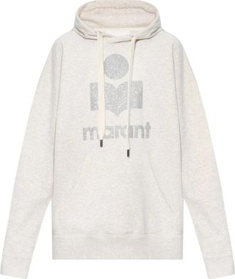 Isabel Marant Mansel Hoodie - Dames - Hoodies - Grijs - M - Katoen - Hoodies & sweatvesten