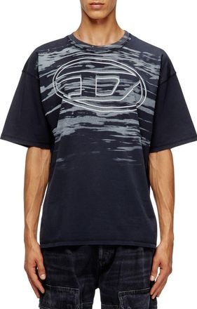 Diesel T-Boxt-T5 Logo Cotton Graphic T-Shirt in Midnight at Nordstrom, Size Xx-Large