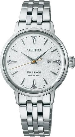 Seiko Presage Automatic Silver Dial Ladies Watch SRE017J1