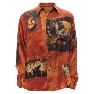 Yohji Yamamoto 2004 Silk Taisho Portrait Shirt