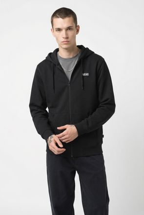 Vans Kapuzensweatjacke VANS LEFT CHEST FZ PO, Herren, Gr. XXL, schwarz, Obermaterial: 70% Baumwolle, 30% Polyester, Sweatjacken Kapuzensweatjacke
