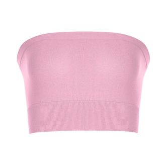 Wolford Naadloze Bandeau Top - Dames - Tops - Roze - Maat: S Wol