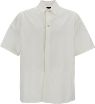 Fendi Short Sleeve Shirts, male, White, Size: 4XL Shirt