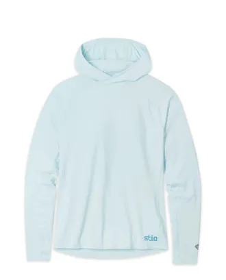 Stio | Womens Hylas Hooded Pullover, Size Extra Extra Small in Windchill