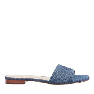 Lauren Ralph Lauren Slipper & Pantoletten - Everley Sld Sandals Slide - Gr. 36 (EU) - in Blau - f&uuml;r Damen