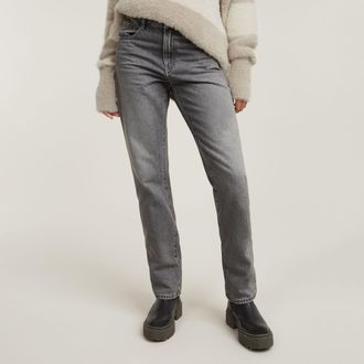 G-Star Viktoria High Straight Jeans - Grijs - Dames