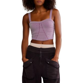 Free People FP Movement Perfectly Plated Camisole in Deep Mulberry Combo at Nordstrom, Size X-Small
