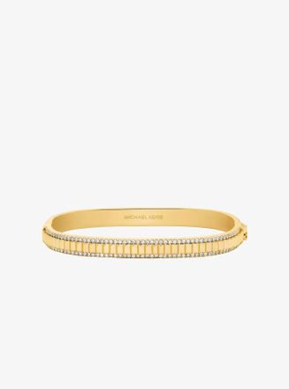 Michael Kors Pav&eacute; Gold-Tone Brass Bracelet