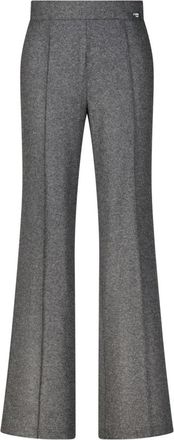 Cambio Wide Broeken - Dames - Wijde Broeken - Grijs - S L32 - Polyester - Broeken