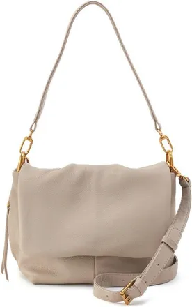 Hobo Harley Leather Shoulder Bag in Taupe at Nordstrom