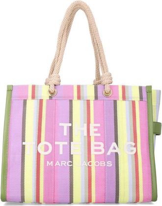 Marc Jacobs The Tote Bag Large Striped Purple Muti Pvc Shoulder