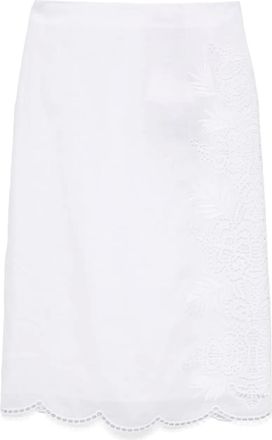 Max Mara Gonna midi Fify - Bianco