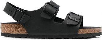 Birkenstock MILANO BIRKO-FLOR REGULAR Size: 41, colour: BLACK